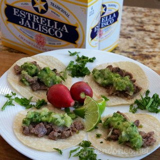 tacos borrachos, comiendo rico