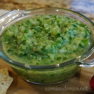 salsa verde, como se preparan las salsa, comiendo rico, recetas de cocina